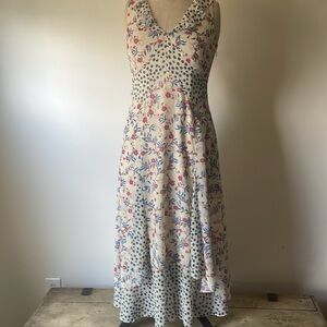 Sundance Sheer Floral Maxi Dress Size 4